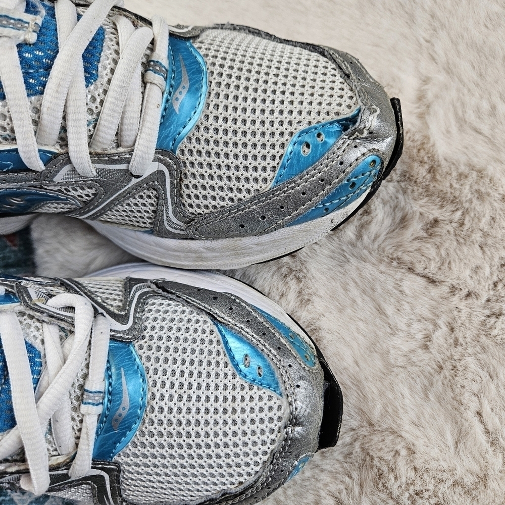 Saucony Shoes Womens Size 7 Grid Cohesion 5 Running Sneakers S15118-10 Gray Teal - Picture 6 of 11